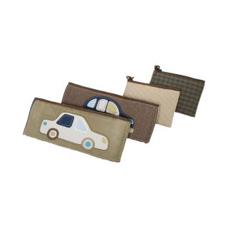 Sumersault Classic Cars Crib Bumper, Green/Blue/Brown, Boys