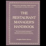 Restaurant Managers Handbook   With CD