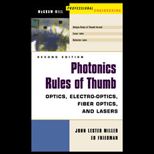 Photonics Rules of Thumb