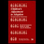 Childrens Adjustment to Adoption