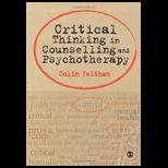 Critical Thinking in Counselling and Psychotherapy