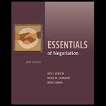 Essentials of Negotiation