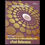 Algebra and Trigonometry E Text Reference With Access