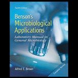 Bensons Microbiologic. Application  Lab., Comp.
