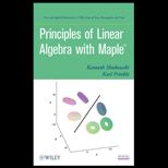 Principles of Linear Algebra With Maple