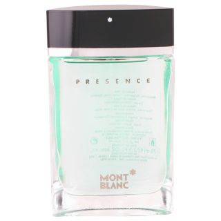 Presence for Men by Mont Blanc EDT Spray (Tester) 2.5 oz