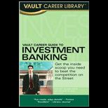 Vault Career Guide Investment Banking