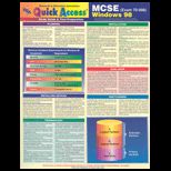 Quick Access  MCSE Windows 98 Examination 70 098 (Laminated Chart)
