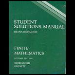 Finite Mathematics (Student Solutions Manual)