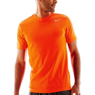 Nike Dri FIT Cotton Tee, Orange, Mens