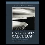 University Calculus  Early., Single   With Access