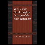 Concise Greek English Lexicon of the New Testament