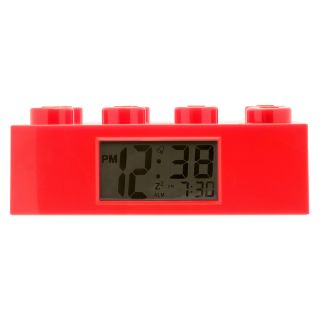 Lego Red Brick Digital Clock, Boys