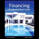 Financing Residential Real Estate