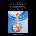 Canadian Entrepreneurship and Sm. Business Management