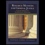 Research Methods for Criminal Justice (Custom)