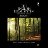 English Legal System 2012 2013