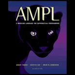 AMPL  A Modeling Language for Mathematical Programming