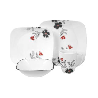 Corelle Square Sand and Sky 16 pc Set