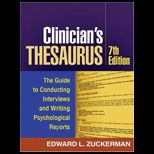 Clinicians Thesaurus  Guide to Conducting Interviews and Writing Psychological Reports
