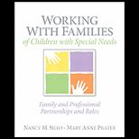 Working With Families of Children With Special