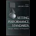 Setting Performance Standards