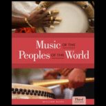 Music of the Peoples of the World   With 3 CDs
