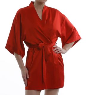 Jezebel 75025 Satin Kimono Robe