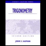 Trigonometry Student Solution Manual