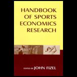Handbook of Sports Economics Research