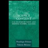 Science Content for Elementary and Middle School Teachers