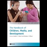 Handbook of Children, Media and Developement