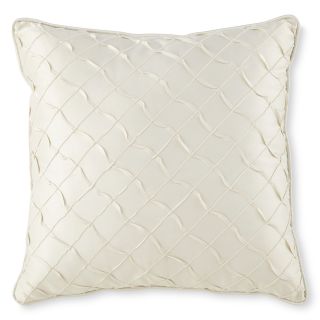 LIZ CLAIBORNE Gardenia 18 Square Decorative Pillow, Beige