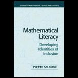 Mathematical Literacy Developing Identities of Inclusion