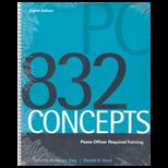 PC 832 Concepts  Peace Officer Required Training