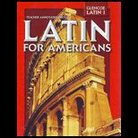 Latin for Americans  Level 1 (Teachers Edition)
