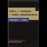 Ethics and Integrity in Public Administration