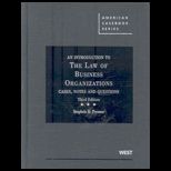 Introduction to Law of Business Organizations