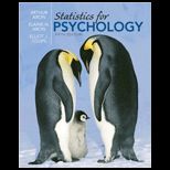 Statistics for Psychology   With Study Guide and Computer Workbook
