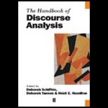 Handbook of Discourse Analysis