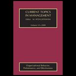Current Topics in Management Volume 14