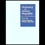 Dictionary of Literary Biography  German Baroque Writers, 1580 1660