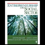 Entrepreneurship in the Social Sector