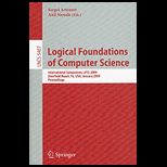 Logical Foundations of Computer Science Lfcs 2009