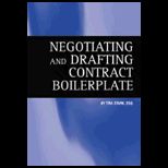 Negotiating and Drafting Contract