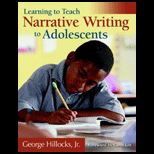 Narrative Writing  Learning a New Model