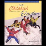 Introduction to Early Childhood Educucation, (Canadian Edition)