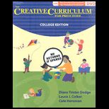Creative Curriculum for Preschool   College Edition   With CD Package