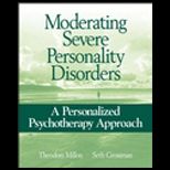 Moderating Severe Personality Disorders  Personalized Psychotherapy Approach