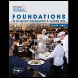 Foundations of Restaurant Management and Culinary Arts  Level 2